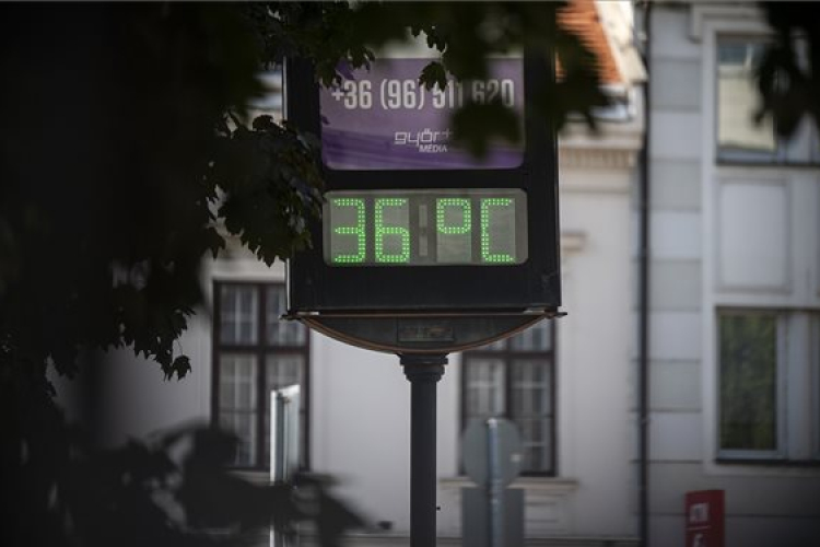 Meteorológia: megdőlt az országos melegrekord szombaton