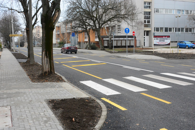 ELKÉSZÜLT A POZSONYI ÚT ALSÓ SZAKASZÁNAK FELÚJÍTÁSA