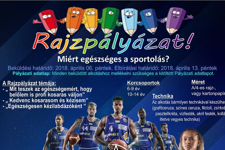Fókuszban az egészség és a sport - rajzpályázatot hirdet az Alba Regia SC