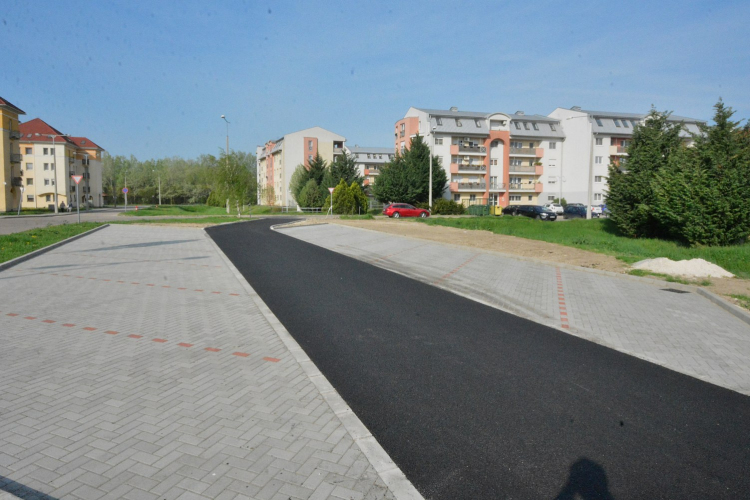 Három új parkoló is elkészült a Palotavárosban