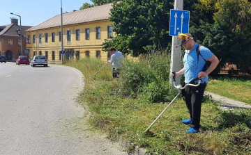 Saját maga vágta le a MÁV területén a méteres gazt az önkormányzati képviselő