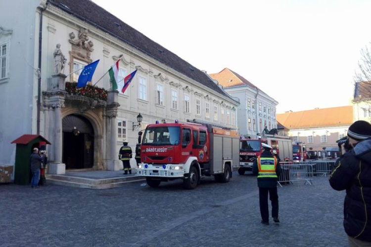 Gázrobbanás történt a székesfehérvári Városházán