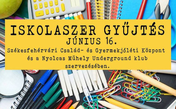 Iskolaszereket gyűjtenek a Székesfehérvári Család- és Gyermekjóléti Központ javára