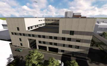 Öt emeletes és 12 ezer négyzetméteres lesz a kórház új épülete
