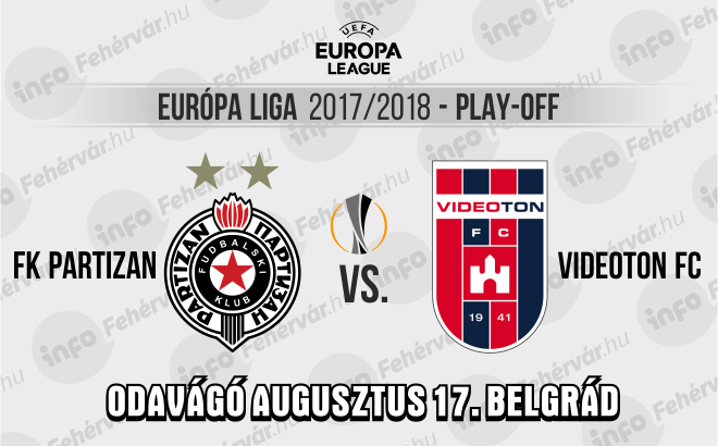 A Partizan Belgrád lesz az ellenfelünk az EL rájátszásában