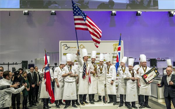 Bocuse d'Or - Az USA nyert, de különösen magas pontszámot kaptak a magyarok