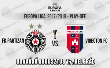 A Partizan Belgrád lesz az ellenfelünk az EL rájátszásában