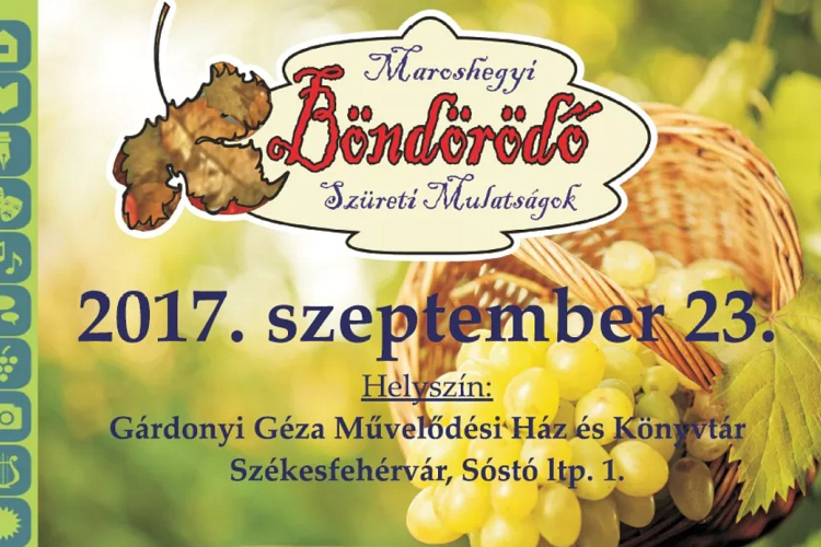 Szombaton lesz a X. Maroshegyi Böndörödő