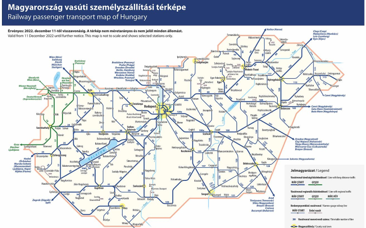 Július 21-ig lehet véleményezni a 2023 decemberétől érvényes vasúti menetrendet